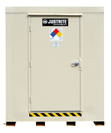 2-Hour Fire Rated Explosion Relief Outdoor Safety Locker - 16 Drum Cap., 119"W x 114"D x 99"H
