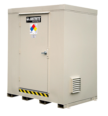 4-Hour Fire Rated Outdoor Safety Locker - 6 Drum Capacity, 95"W x 66"D x 99"H