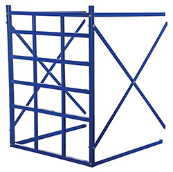 Horizontal Bar & Pipe Storage Rack - Pigeonhole Style, Adder, 48"W x 48-1/2"D x 60"H