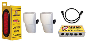 Yard Traffic Sensor Exterior - Weather Resistant Single Set