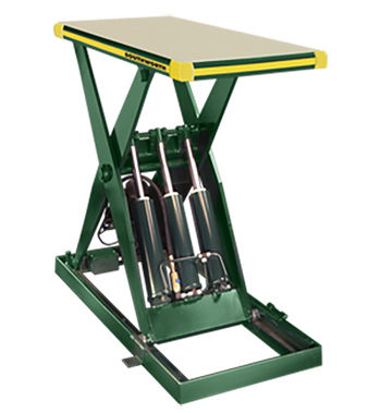 Standard Duty Scissor Lift - Hydraulic, 24" x 66", 6,000 lb. Capacity