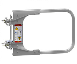 Posi-Stop Adjustable Ladder Safety Gate - Single, Stainless Steel, 11" to 15" Opening