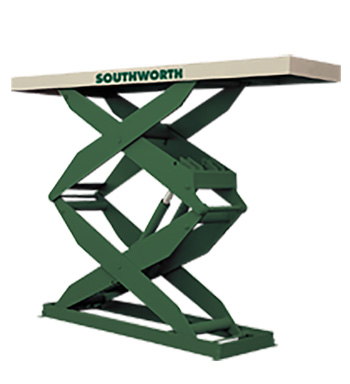 High Rise Hydraulic Scissor Lift, 24" x 53", 2,500 lb. Cap.