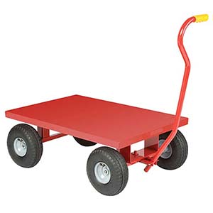 5th Wheel Wagon - 24" x 36" Flush Deck, 10" Pneumatic Wheels, 1200 lb. Cap.