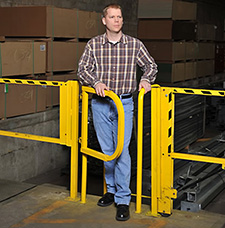 LadderGard Adjustable Swing Gate - fits 27"-40" opening