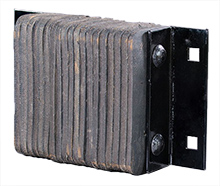 Laminated Rubber Dock Bumper - 6"H x 14"L x 4-1/2"D