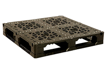 Poly Heavy-Duty Picture Frame Pallet - 4-Rod, 37"x37"