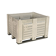 Bulk Bin - 48"W x 40"D x 31"H, Vented, Longside Runners