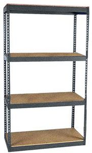 Long Span Shelving, 60" x 48" x 84", w/Decks, 900 Lbs. Cap. - Starter
