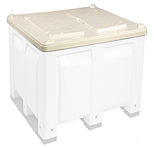 Bulk Bin Lid - 48"W x 48"D x 3"H, White