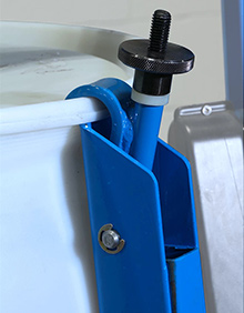 Top Rim Clamp Kit for Rimmed 55 Gal. Plastic or Fiber Drum