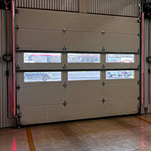 Overhead Door LED Safety Light System - for Manual Doors, Three 10' LED Strips