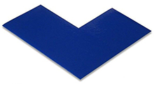 Floor Tape - Angle, Blue, 6-in. x 6-in. x 3-in., Box of 100