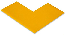 Floor Tape - Angle, Yellow, 6-in. x 6-in. x 3-in., Box of 100