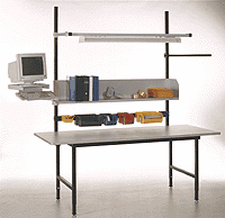 Basic Receiving Station, 83w x 33d x 29 to 36h