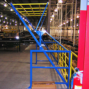 High Pallet Pivot Safety Gate - 60"W x 88"H x 60"D