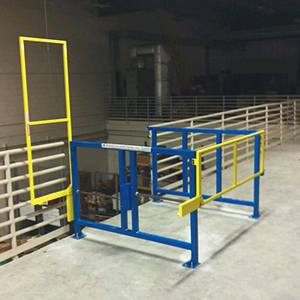 High Pallet Safety Gate - Open Top, 60"W x 62"D