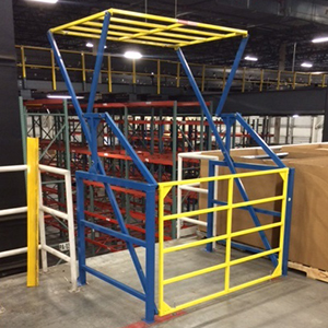 Pivot Safety Gate - Double Wide, 100"W x 80"H x 69"D