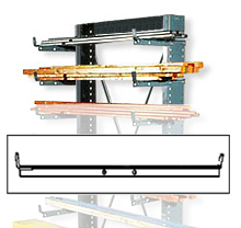 12" Double Arm w/Lip plus hardware - Capacity: 250 lbs. per arm