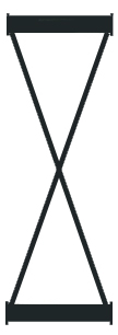 Extra Light Duty 3' Brace Set w/hardware