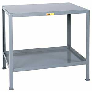 Heavy Duty Work Stand - 2,000 lb. Capacity, 2 Shelves, 24"D x 36"W x 32.5"H