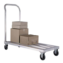 Mobile Dunnage Rack with Handle - 37-3/4"W x 20"D x 42"H, 1000 lb. capacity