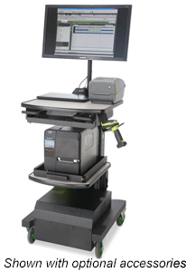Powered Mobile 22x24 Workstation w/ Std. Inverter & 100AH Battery
