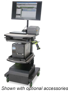 Powered Mobile 22x24 Workstation w/ Std. Inverter & (2) 100AH Batteries