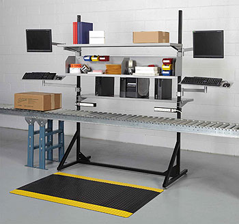 Over-Conveyor Testing/Manifest Stand, 64w x 17d x 72h