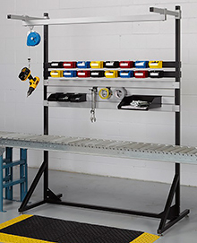 Over-Conveyor Assembly Stand, 64w x 72h