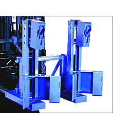 Fork Mount Drum Handler for 2 Drums, 1 Head/Drum - 1,500 lbs. Capacity