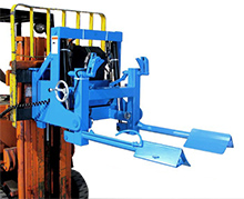 Carriage Mount Drum Racker - 12V DC Power Tilt, 800 lb. Cap.
