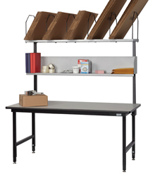 Basic Packing Bench, 68w x 33d x 29 to 36h