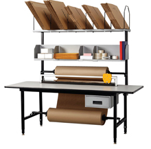 Full Function Packing Bench, 83w x 33d x 29 to 36h