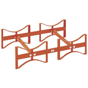 Stacking Drum Rack - 2 Drum, 1,600-Pound Capacity - Knocked Down