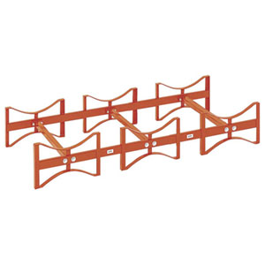 Stacking Drum Rack - 3 Drum, 2,400-Pound Capacity - Knocked Down