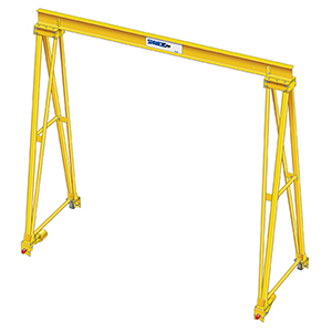 Steel Gantry Crane - 5 Ton Cap., 26' Clear Span, 25' Under Beam Ht., PF-Series