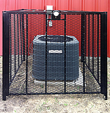 HVAC Protection Cage - 36" x 36", Bolt Down