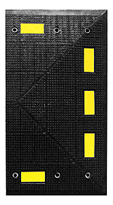 Wide Speed Hump End Cap (Female) - 35-1/2"L x 19-3/4"W x 2"H