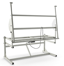 Adjustable Frame for Wire Harness Boards - 72"W x 36"D, Electric Lift, Manual Tilt