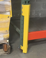 Closed-Top Bolt-to-Frame Post Protector, 24"H, 3-1/4" clearance