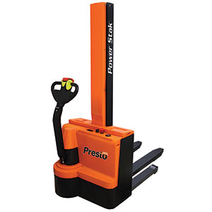 Power Stacker - 62" Raised Ht., 2200 lbs. Cap., 21" Fork Width