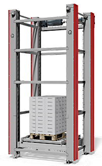 Reciprocating Automated Pallet Lift - up to 49'H