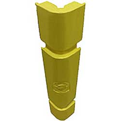Parking Column Protector - Corners, Yellow, Carton of 4