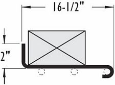 image of a Type A conveyor package stop