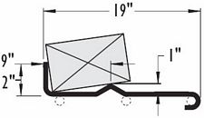 image of a Type C conveyor package stop