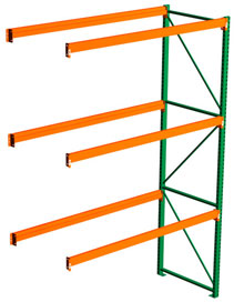 Pallet Rack Adder - 96w x 36d x 192h, 3 Beam Levels - 5080 Cap. Beams
