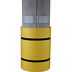 Parking Column Protector - Round, Yellow, Carton of 3