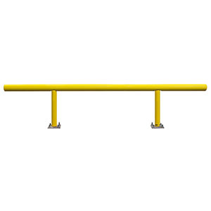 Pipe Guard Rail - Standard Single High - 36"H x 12' L