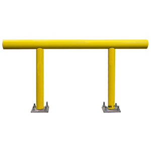 Pipe Guard Rail - Standard Single High - 42"H x 4' L